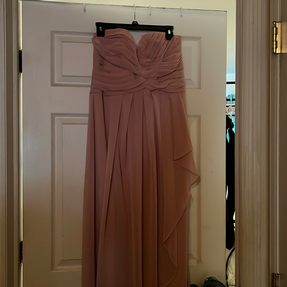 Light pink bridesmaids dress